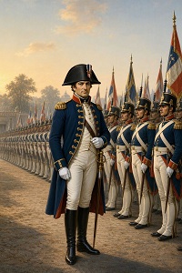 Uniform with sleeve buttons
